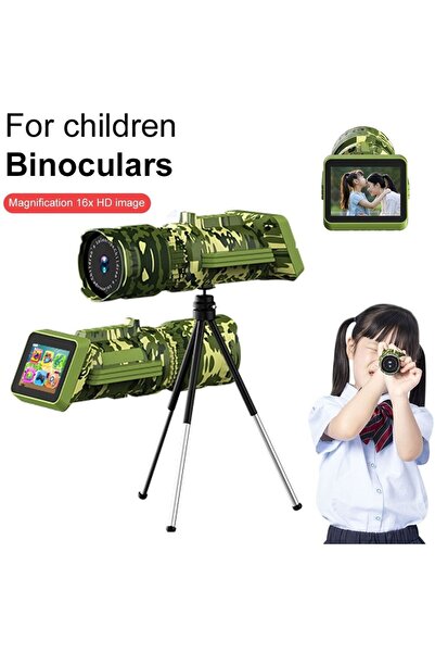 VALA Children's Camera Telescope Monocular, VALA® 2 in 1, 1080 P HD, Zoom 16x