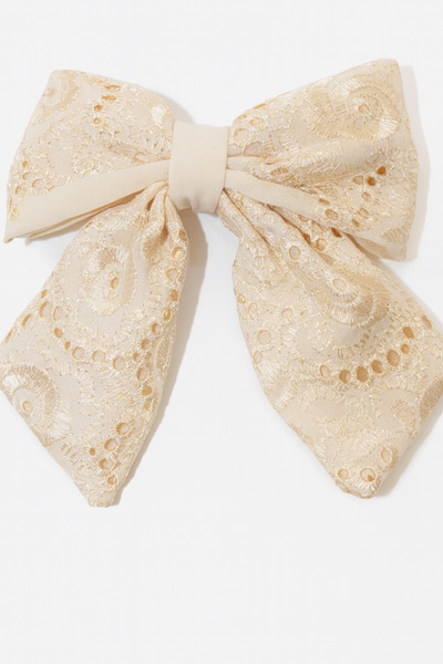 MakeWell Bow Designed Flower Figured Clip Buckle