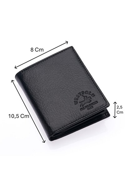 Westpolo Hakiki Deri Kağıt Para, Bozuk Para ve Bol Kart Bölemli Erkek Cüzdan ...