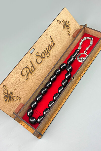 isfahantakı Oltu efe maskot 15x12 mm Bozkurt hilal desenli tesbih