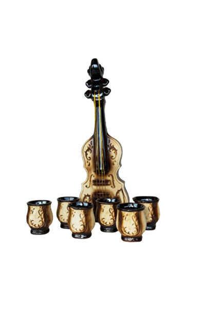 velve Minibar simfonia pentru bautura traditionala,plosca in forma de vioara,...