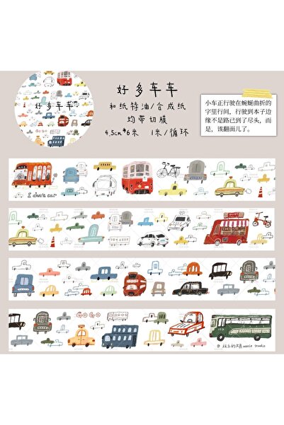 İthal P5-100cm auto-adeziv croială bucăți de bandă washi pentru mașini