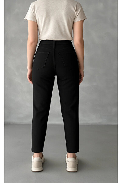 komera Black High Waist Lycra Pants