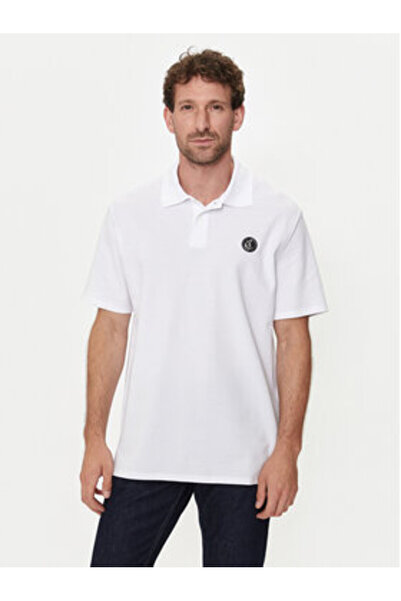 Just Cavalli Ανδρικό Πόλο 76OAGG23 Λευκό