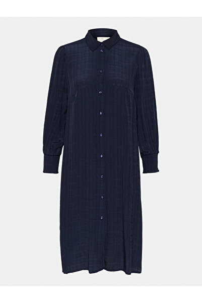 Kaffe Γυναικείο Φόρεμα-Πουκάμισο 10508382 Μπλε Σκούρο Μπλε