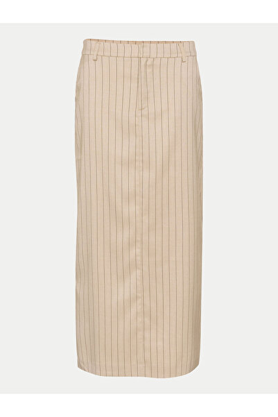 Kaffe Γυναικεία Φούστα Μίντι 10508753 Μπεζ