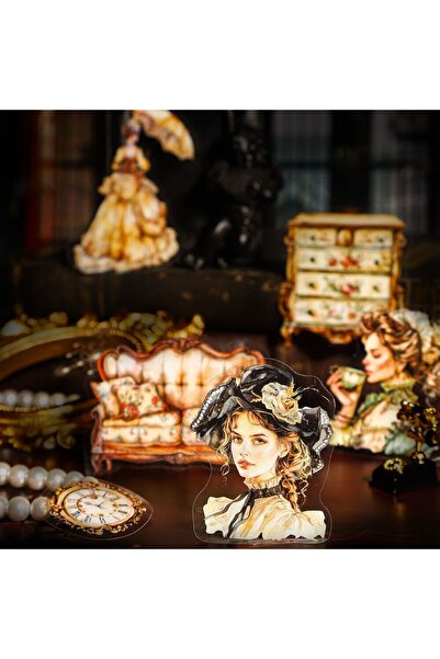 İthal P14-15 bucăți autocolant Victoria PET - Culoare: roșu