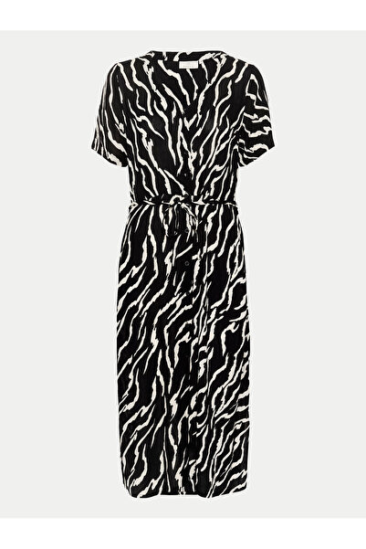 Kaffe Γυναικείο Φόρεμα-Πουκάμισο 10507379 Μαύρο