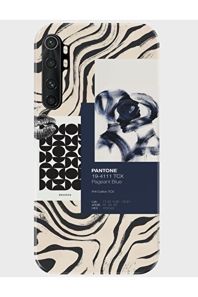 Duadan Xiaomi Mi Note 10 Lite Kılıf Desenli Baskılı Silikon - bluepinkflowersss