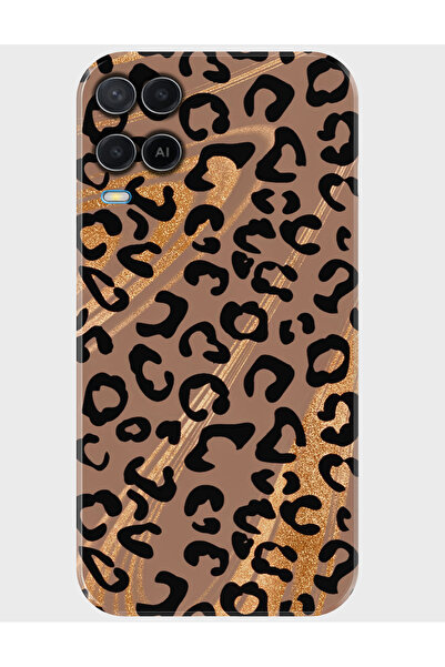 Duadan Oppo A54 4G Kılıf Desenli Baskılı Silikon - leopar
