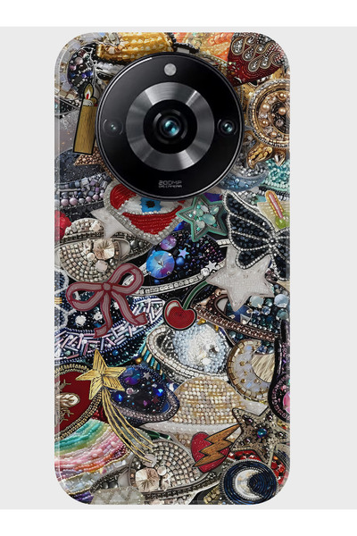 realme 11 Pro Kılıf Baskılı Silikon Kapak - 37
