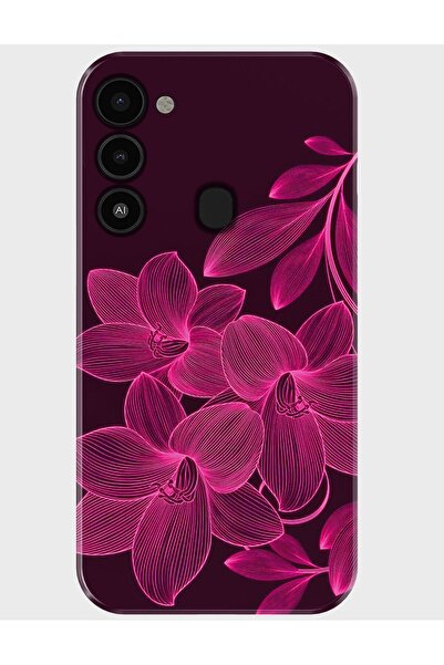 TECNO Spark 8c Kılıf Parlak Baskılı Silikon - redflower