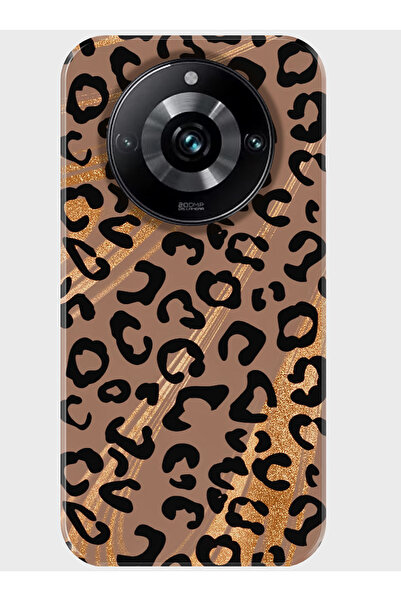 realme 11 Pro Plus Uyumlu Kılıf Kamera Korumalı Baskılı Silikon Kapak - leopar