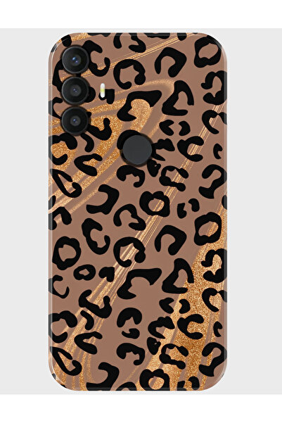 TCL 30 Se Kılıf Desenli Baskılı Silikon - leopar