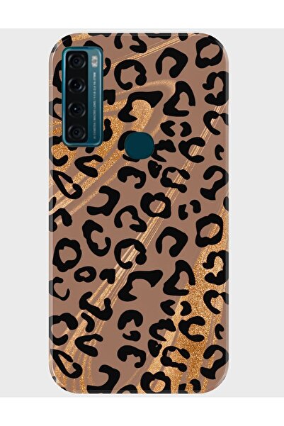 TCL 20Se Kılıf Desenli Baskılı Silikon - leopar