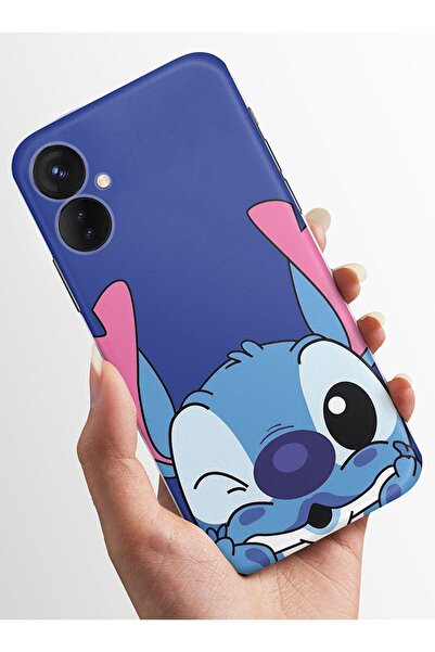 TECNO Camon 19 Pro Kılıf Kamera Korumalı Baskılı Silikon Kapak - Stitch