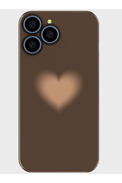 omix X7 Kılıf Baskılı Silikon Kapak ve Telefon Tutucu - brownheart