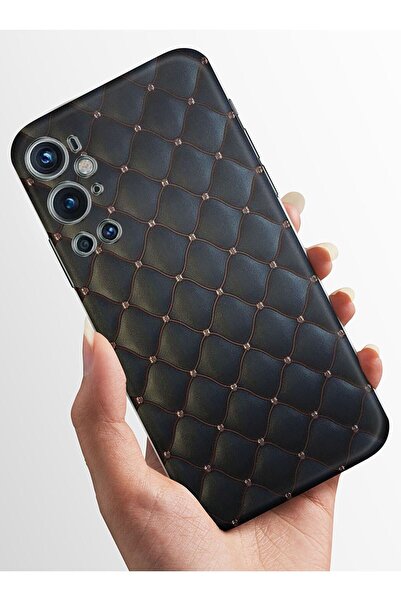 Oneplus One Plus 9 Pro Kılıf Kamera Korumalı Baskılı Silikon Kapak - Deri