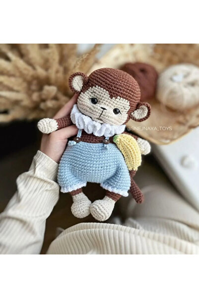 BABYBOUTİQUEHOUSE Amigurumi MUZLU MAYMUN