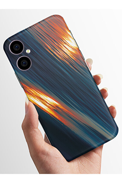 omix X3 Kılıf Kamera Korumalı Baskılı Silikon Kapak - su