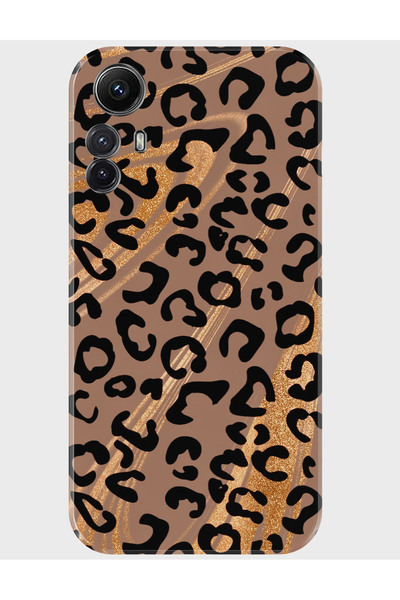 Duadan Xiaomi Redmi Note 12s Kılıf Desenli Baskılı Silikon - leopar