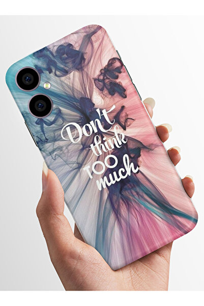 omix X3 Kılıf Kamera Korumalı Baskılı Silikon Kapak - toomuch