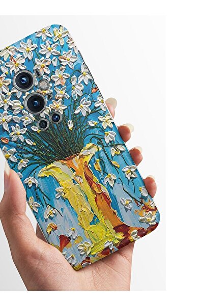 Oneplus One Plus 9 Pro Kılıf Kamera Korumalı Baskılı Silikon Kapak - Yagliboya7