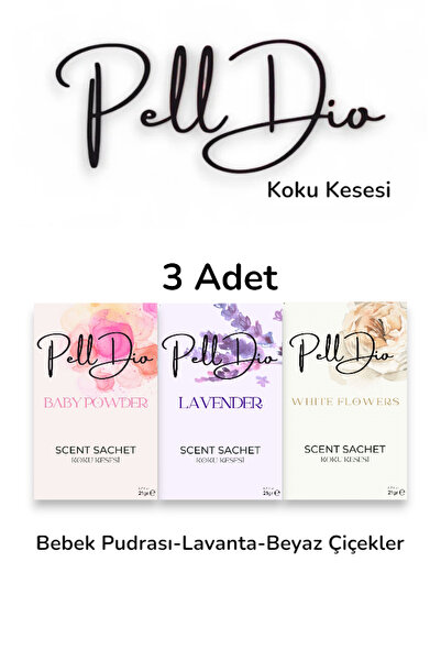 OTOMEKSAN Koku Kesesi 3 lü Set – Doğal ve Uzun Süre Kalıcı Oda & Dolap Kokusu