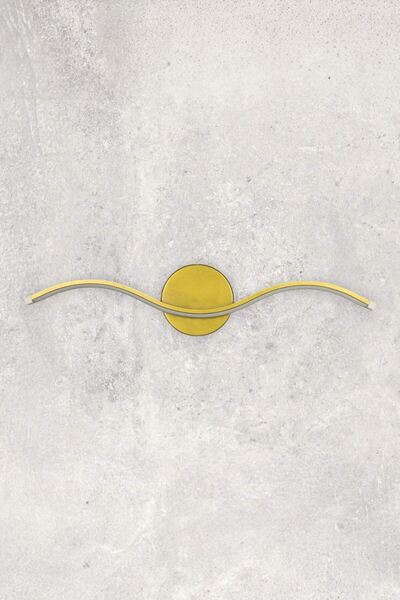 Luzarana Wave Modern Tasarım Eskitme Renk Gün Işığı Ledli Banyo - Mutfak - Sa...