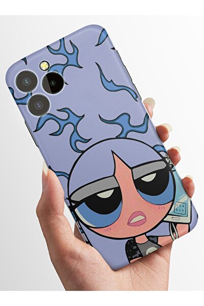 oukitel C21 Plus Kılıf Kamera Korumalı Baskılı Silikon Kapak - Alevlikız Uyumlu