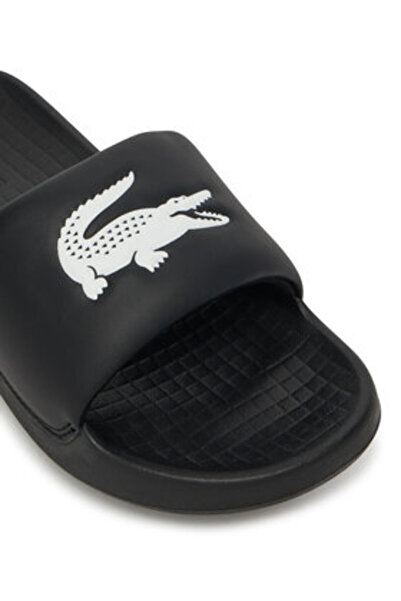 Lacoste Γυναικείες σαγιονάρες μαύρες LACOSTE-749CFA0022 312 ΜΠΛΕ/ΛΕΥΚΟ