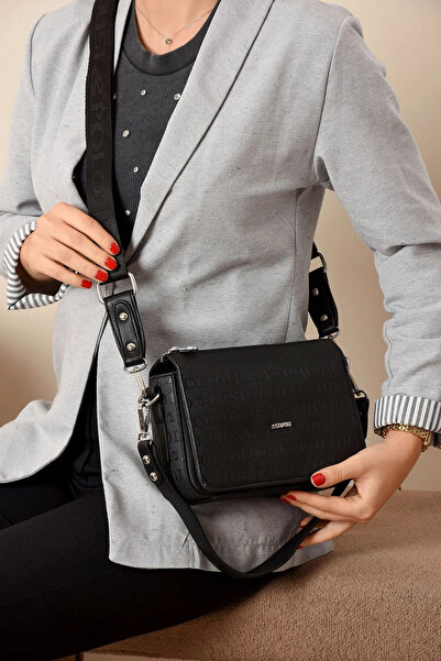 Just Polo Kadın Kabartma Baskılı El Ve Omuz Çantası Shoulder Bag