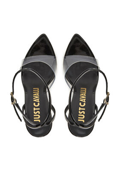 Just Cavalli Γυναικεία Σανδάλια μαύρα JUST CAVALLI-78RA3S58 ZSS72 K12 ΛΕΥΚΑ/ ...