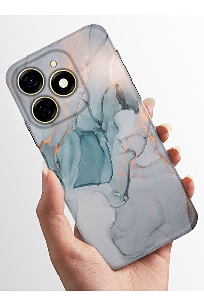 TECNO Spark 20 20c Kılıfı HD Kalite Baskılı Parlak Silikon Kapak - stok2