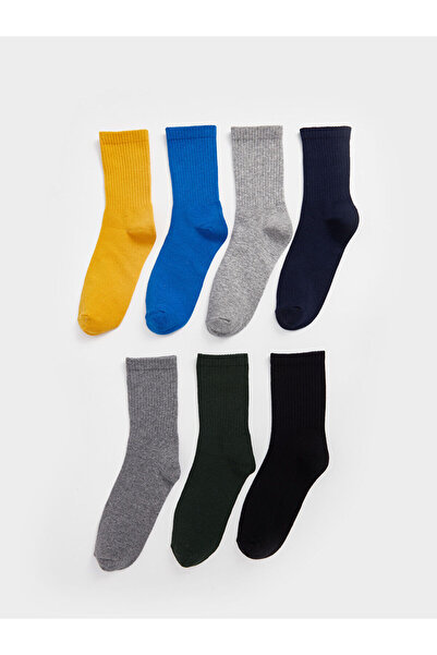 LC Waikiki LCW Kids Смесени основни момчешки чорапи, 7-пакет