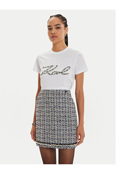 Karl Lagerfeld Γυναικεία Μίνι Φούστα 246W1200 Πολύχρωμη