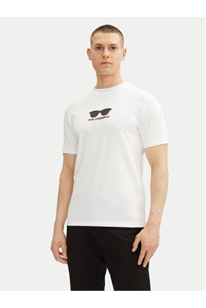 Karl Lagerfeld Ανδρικό T-Shirt 755400 552235 Λευκό
