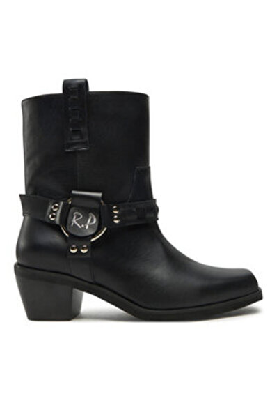 R.Polanski Γυναικεία μποτάκια R Polanski του 1920, μαύρα