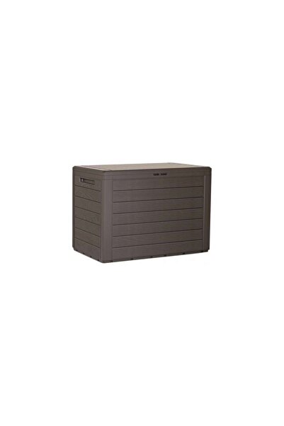 Prosperplast Lada depozitare de gradina, maro inchis, 78x44x55 cm, Woodebox