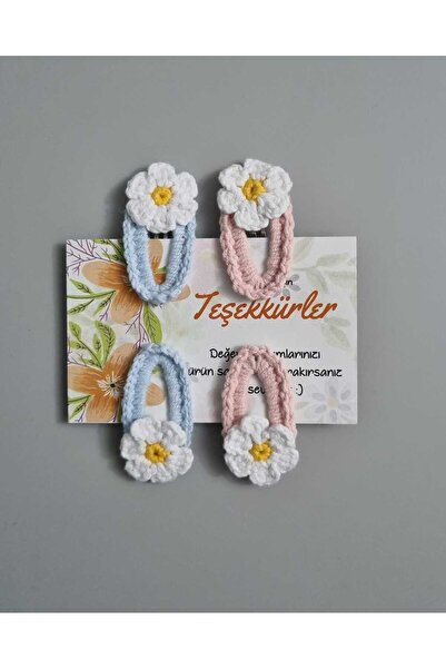 ELYTA KALİTEYİ UCUZA AL Girl's Hand-Knitted Handmade Snap Buckle – Stylish Ha...