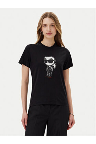 Karl Lagerfeld Γυναικείο T-Shirt A1W17126 Μαύρο