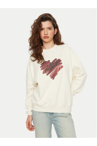 Karl Lagerfeld Γυναικείο Φούτερ A1W20045 Εκρού