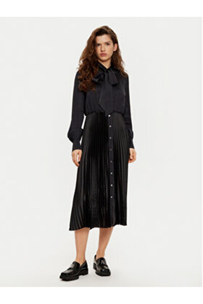 Karl Lagerfeld Γυναικείο Φόρεμα-Πουκάμισο A1W13020 Μαύρο