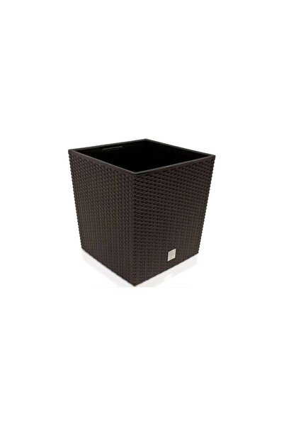 Prosperplast Ghiveci de flori patrat, RATO Iow, 32x32x32.5 cm, 32 L, imitatie...