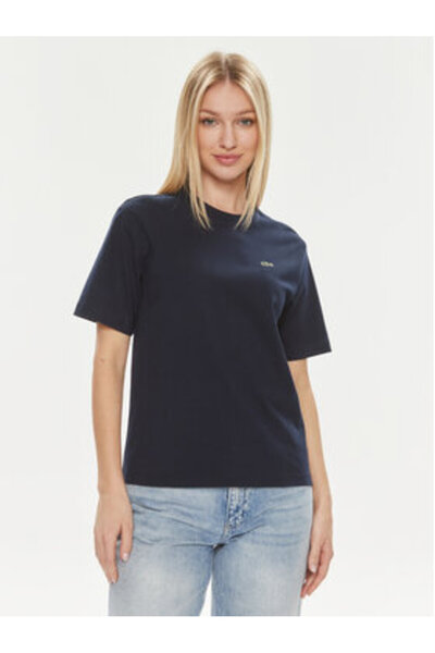 Lacoste Γυναικείο T-Shirt TF7215 Μπλε Σκούρο Μπλε
