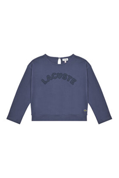 Lacoste Φούτερ για κορίτσια TJ8450 Μωβ