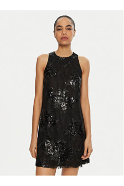 Kontatto kontaktatto Γυναικείο Φόρεμα Κοκτέιλ AI2025 Μαύρο