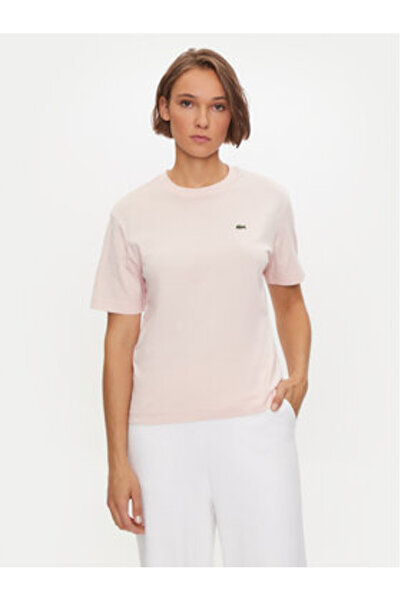 Lacoste Γυναικείο T-Shirt TF7215 Ροζ