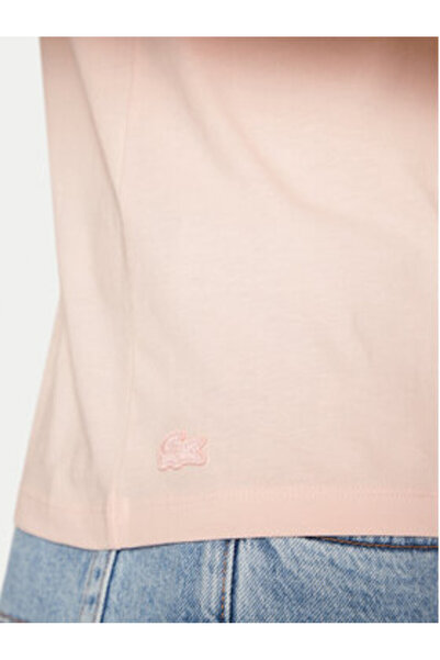 Lacoste Ανδρικό T-Shirt TH5231 Ροζ