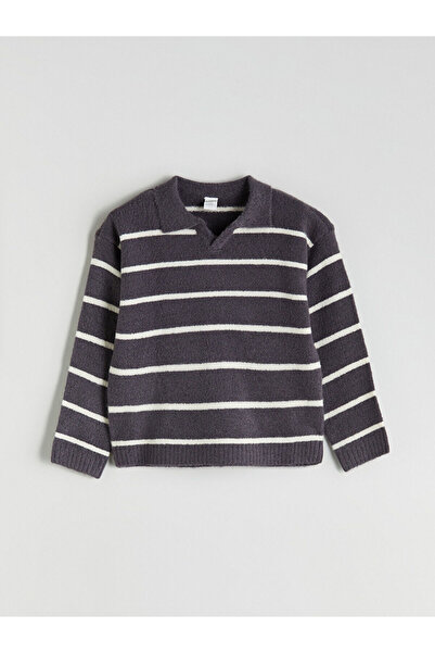 LC Waikiki New Season Crew Neck Striped Baby Boy Knitwear Sweater